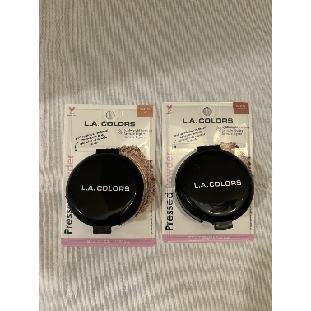 LA Colors Pressed Powder Tan And Toffee Pack Of 2